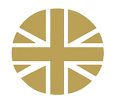 Stylized gold basketball emblem on a green background.