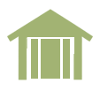 PREMIUM-DORRS-FRENCH - All Seasons Steel Buildings White line drawing of a small desk or table with a vertical support on the right, set against a pale green background.
