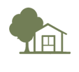 Solid olive-green rectangle (decorative banner).