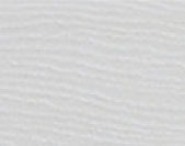 Close-up of a white textured surface with faint horizontal ridges.