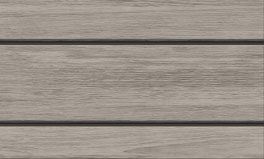shadow-sheffield-oak-concrete - All Seasons Steel Buildings Close-up of horizontal wooden planks with visible grain and dark gaps between boards.