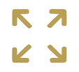 Icon with four golden arrows in each corner pointing toward the center.