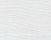 Close-up of a white, lightly textured surface with subtle horizontal ridges.